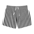 Black Striped Shorts
