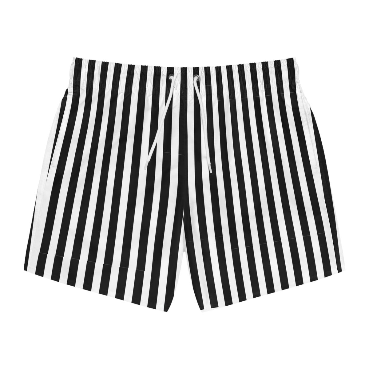 Black Striped Shorts