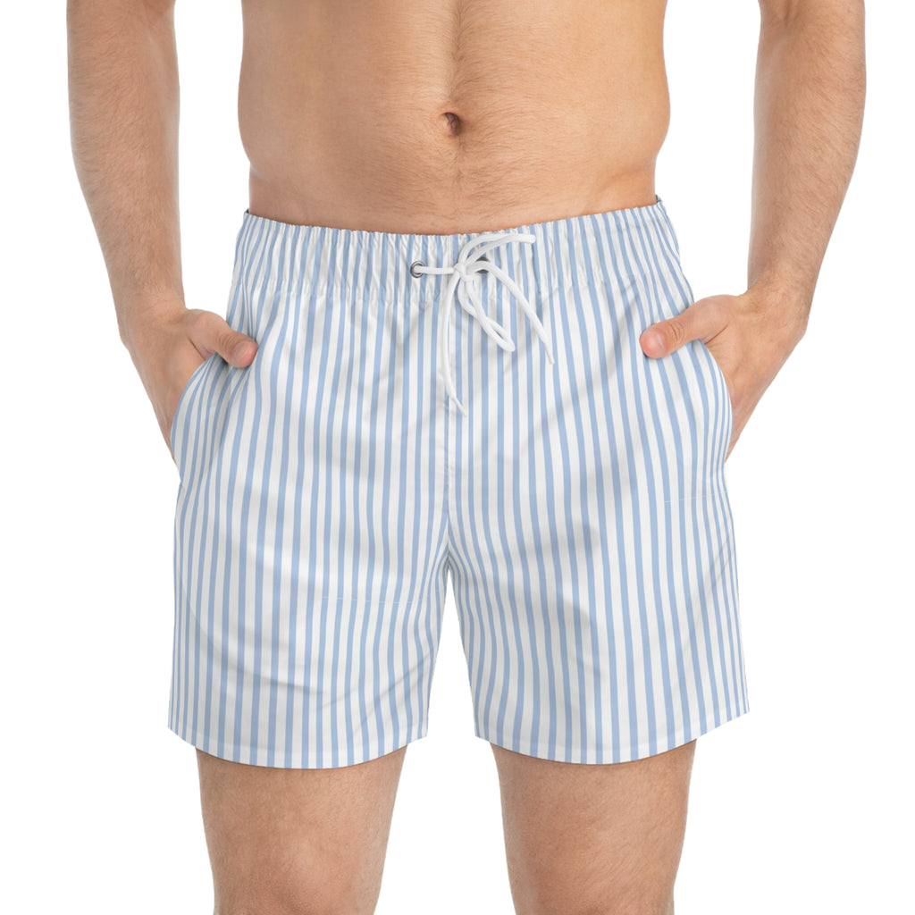 Blue Striped Shorts
