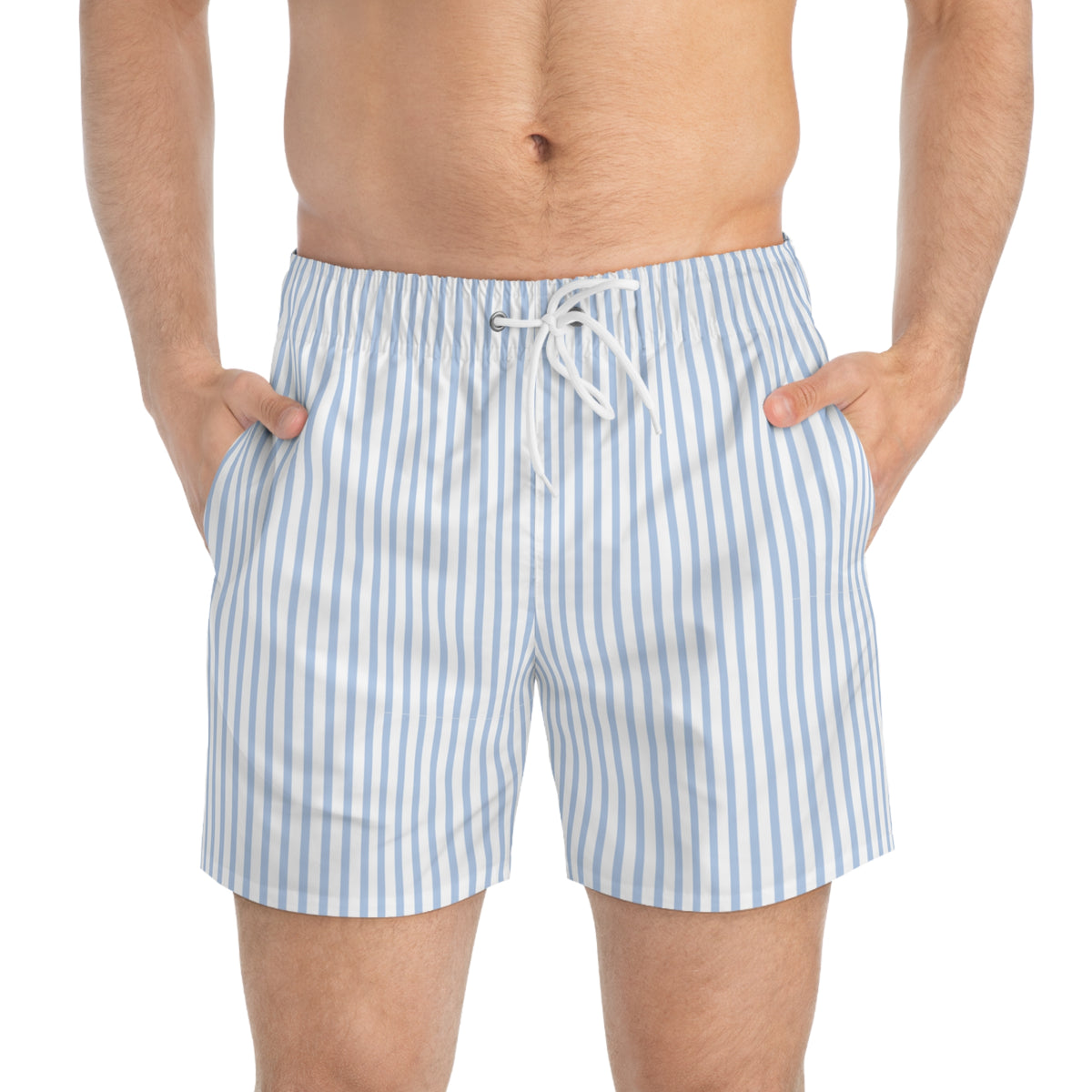 Blue Striped Shorts