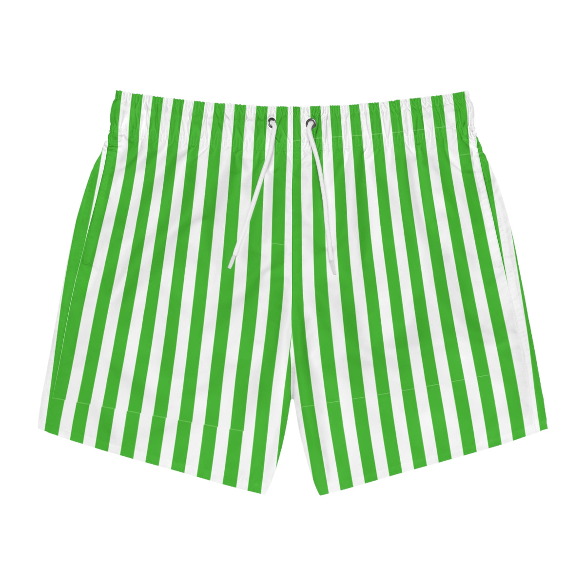 Green Striped Shorts