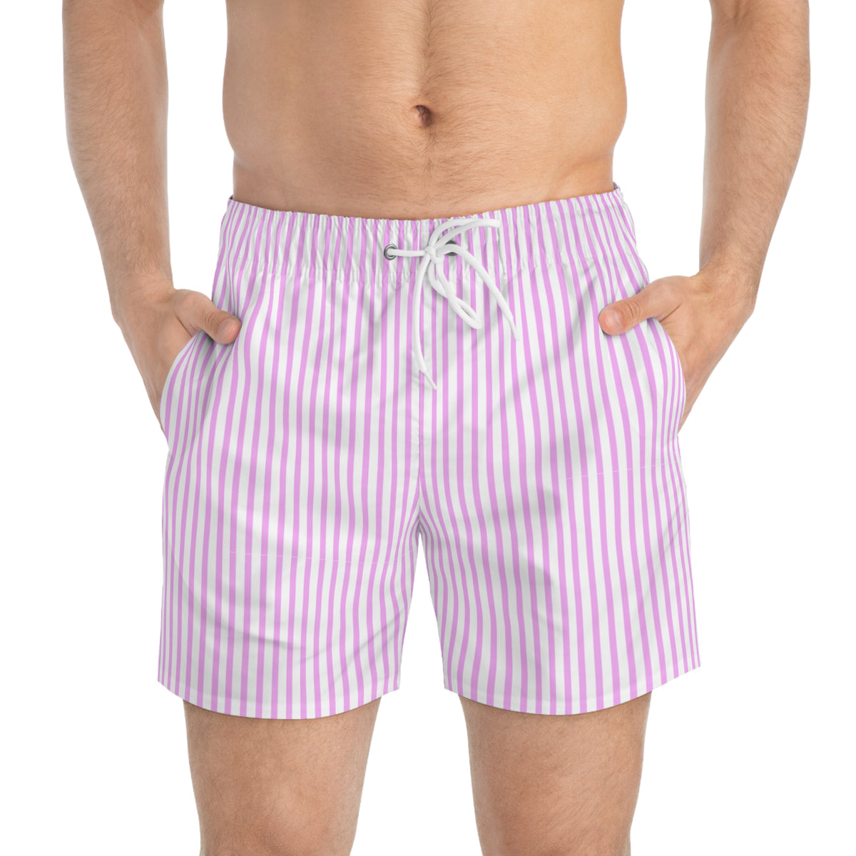 Pink Striped Shorts