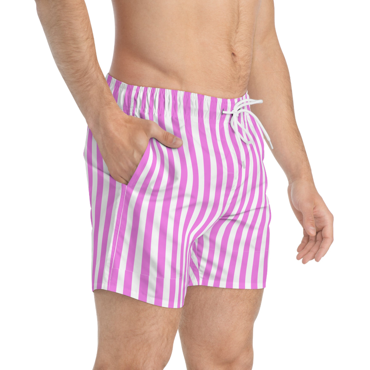 Pink Striped Shorts