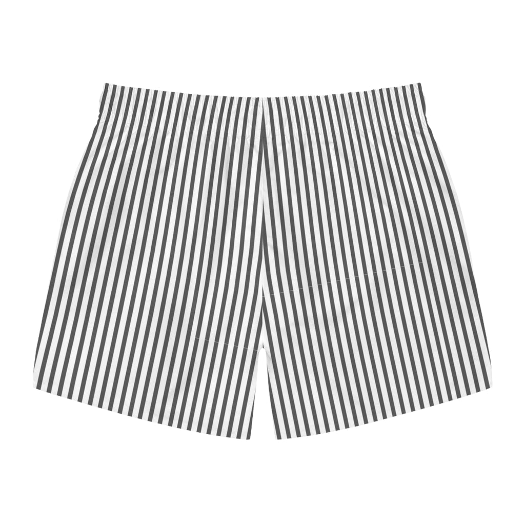 Black Striped Shorts