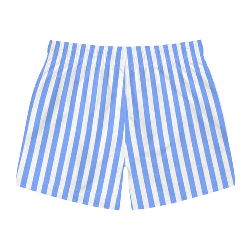 Blue Striped Shorts