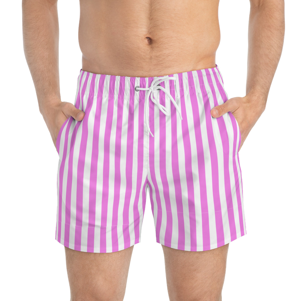 Pink Striped Shorts