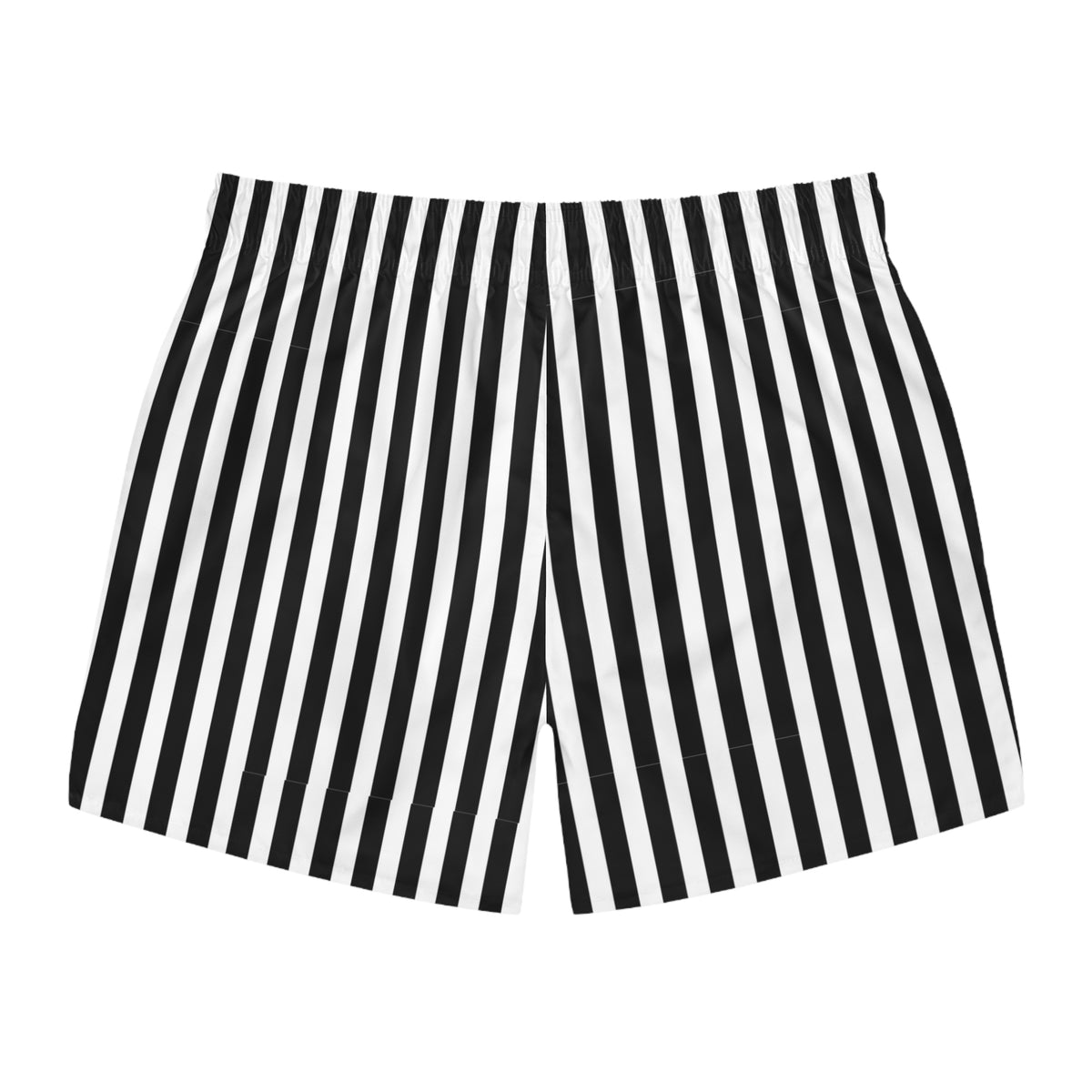 Black Striped Shorts