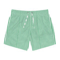 Green Striped Shorts